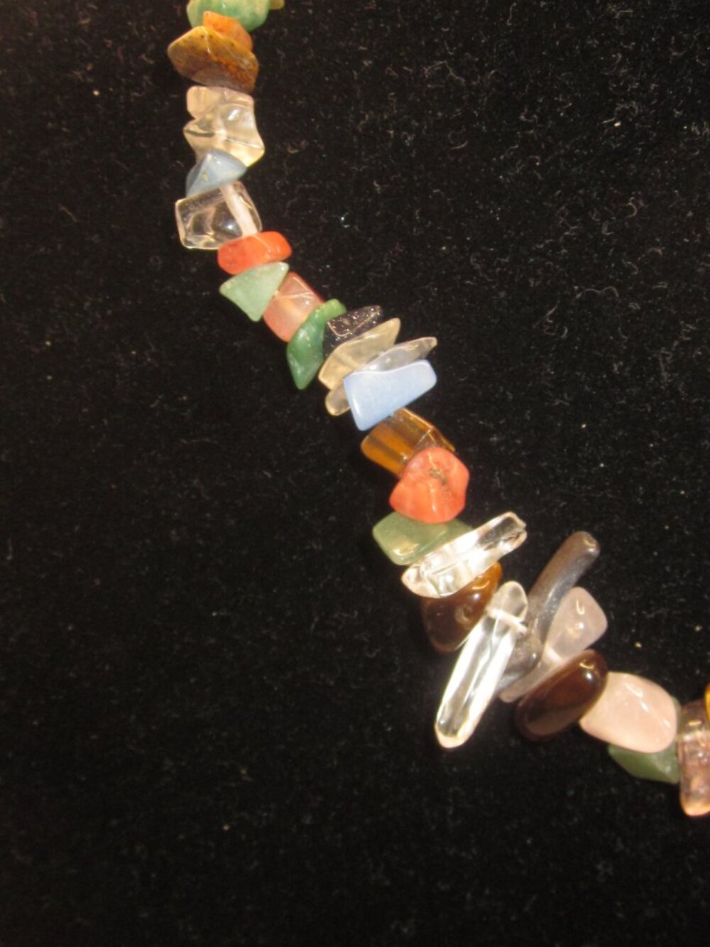 Japan Glass and Stone Boho Necklace - Picture 3 of 6